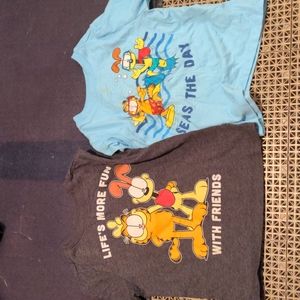 Set of 2 Toddler Garfield Odie T Shirts